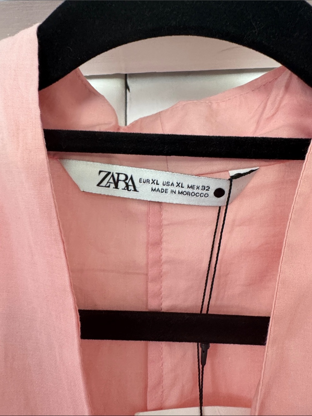 Light Pink Midi Dress 100% Cotton - Picture 4 of 5